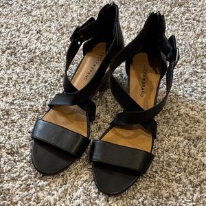 Lucky Brand Black Strappy Sandals